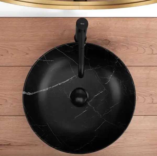 Умывальник (раковина) REA FIBO BLACK MATT накладной (REA-U3301) Умывальник (раковина) REA FIBO BLACK MATT накладной (REA-U3301)