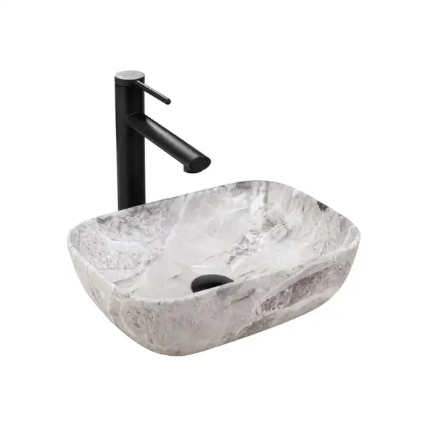 Умывальник (раковина) REA BELINDA MINI STONE MATT накладной (REA-U3321) Умывальник (раковина) REA BELINDA MINI STONE MATT накладной (REA-U3321)