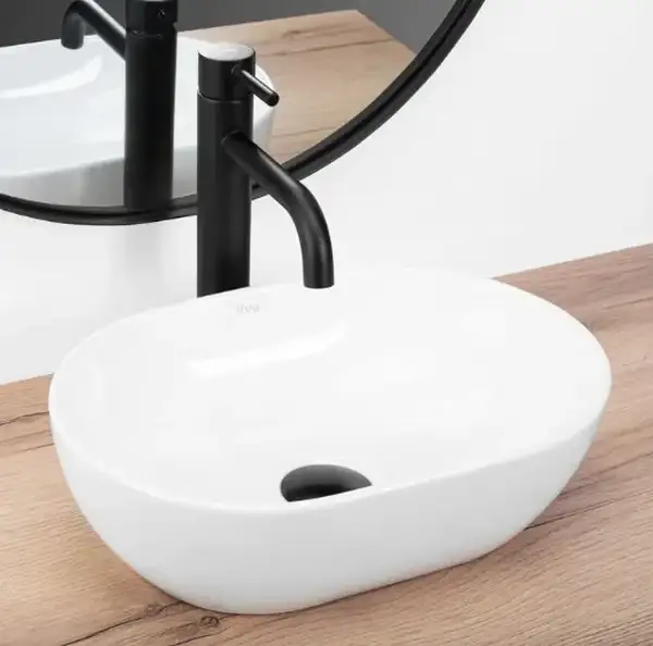 Умывальник (раковина) REA AMELIA MINI WHITE накладной (REA-U3322) Умывальник (раковина) REA AMELIA MINI WHITE накладной (REA-U3322)