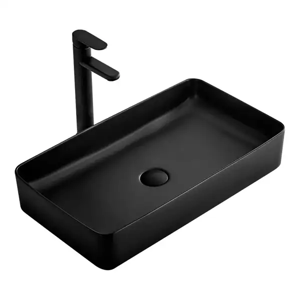 Rea Denis Black Mat Умивальник накладний, чорний (REA-U3690)