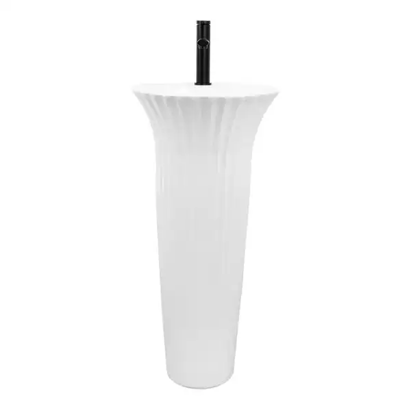 Умывальник (раковина) REA HOPE WHITE напольный белый (REA-U4120) Умывальник (раковина) REA HOPE WHITE напольный белый (REA-U4120)