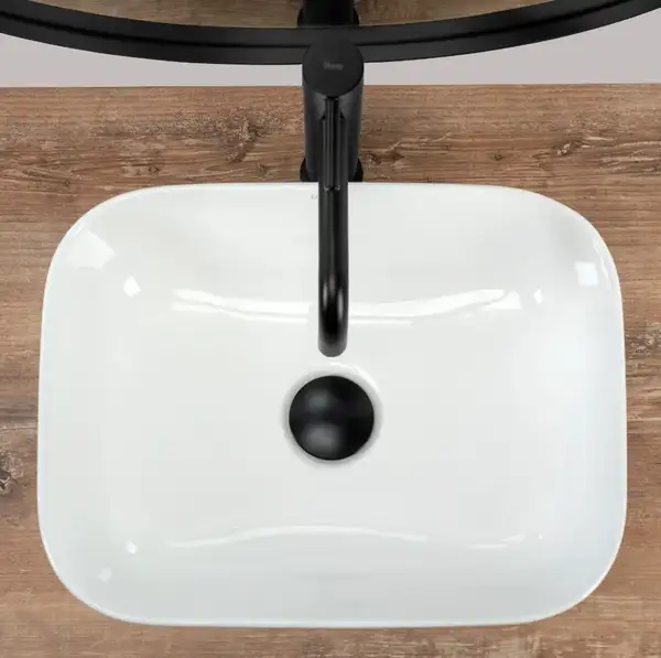 Rea Demi Mini White Умивальник накладний, білий (REA-U5064) Rea Demi Mini White Умивальник накладний, білий (REA-U5064)