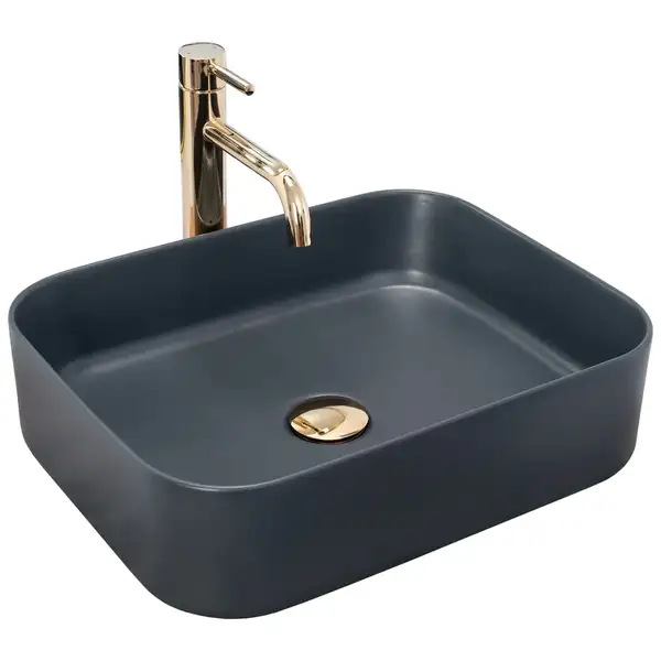 Умывальник (раковина) REA KAYA NAVY BLUE MAT накладний (REA-U5656) Умывальник (раковина) REA KAYA NAVY BLUE MAT накладний (REA-U5656)