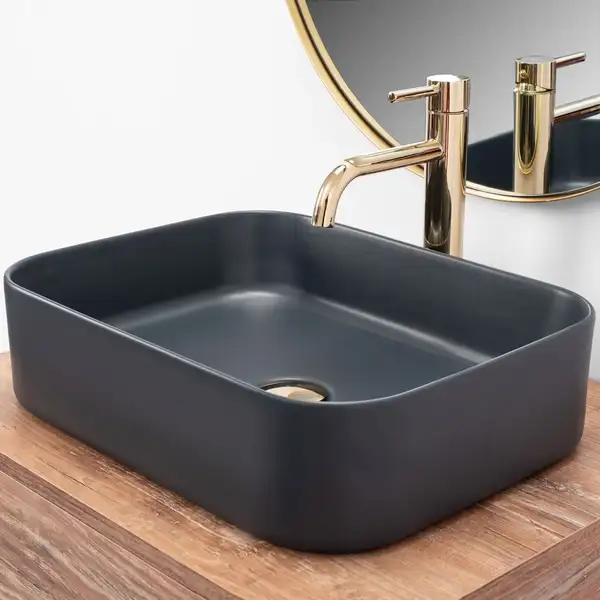 Умывальник (раковина) REA KAYA NAVY BLUE MAT накладний (REA-U5656) Умывальник (раковина) REA KAYA NAVY BLUE MAT накладний (REA-U5656)
