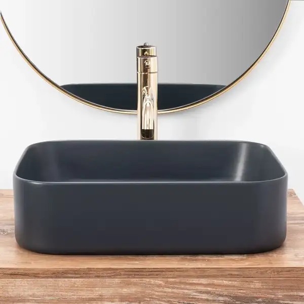 Умывальник (раковина) REA KAYA NAVY BLUE MAT накладний (REA-U5656) Умывальник (раковина) REA KAYA NAVY BLUE MAT накладний (REA-U5656)