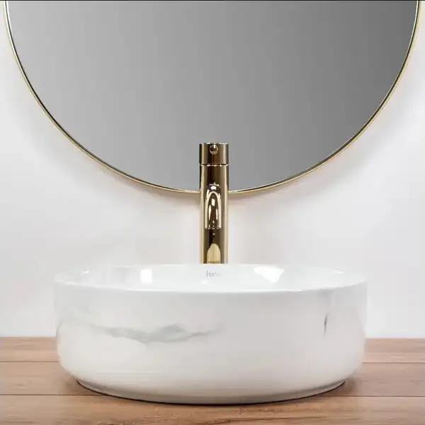 Умывальник (раковина) REA SAMI NATURE MARBLE накладной мрамор (REA-U6606)