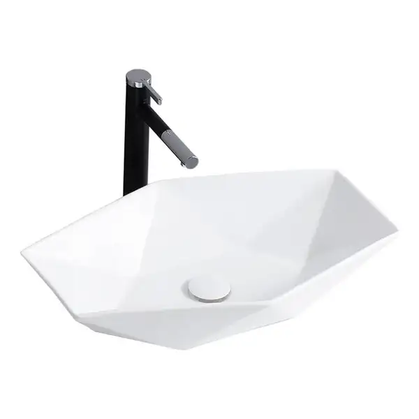 Rea Vegas White Раковина накладная, белая (REA-U6643) Rea Vegas White Раковина накладная, белая (REA-U6643)