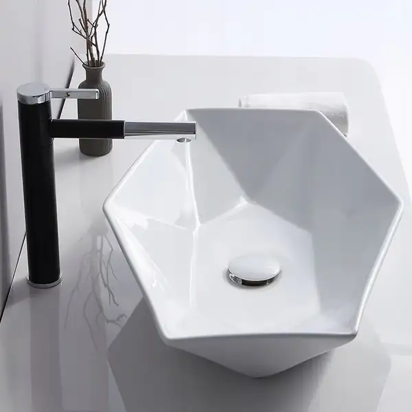 Rea Vegas White Раковина накладная, белая (REA-U6643) Rea Vegas White Раковина накладная, белая (REA-U6643)