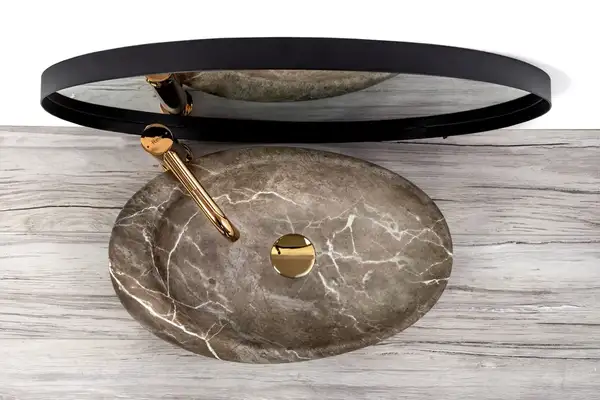 Умывальник (раковина) REA ROXY B STONE NATURE накладной (REA-U6650)