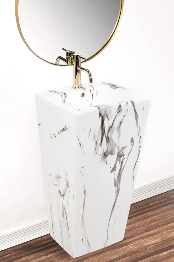 Умывальник (раковина) Rea DARIA MARBLE напольный (REA-U6678) Умывальник (раковина) Rea DARIA MARBLE напольный (REA-U6678)