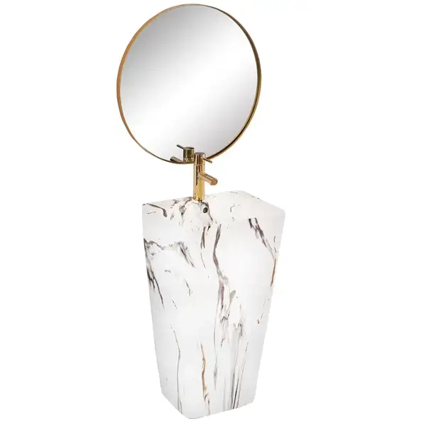 Умывальник (раковина) REA ARIS MARBLE напольный мрамор (REA-U6906) Умывальник (раковина) REA ARIS MARBLE напольный мрамор (REA-U6906)