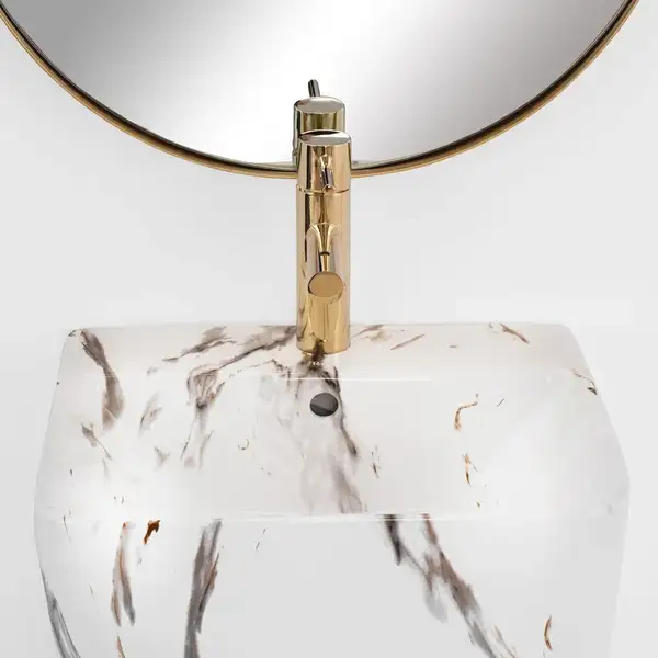 Умывальник (раковина) REA ARIS MARBLE напольный мрамор (REA-U6906) Умывальник (раковина) REA ARIS MARBLE напольный мрамор (REA-U6906)