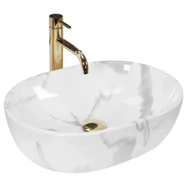 Умывальник (раковина) REA AMELIA MARMO SHINY накладной мрамор (REA-U8001) Умывальник (раковина) REA AMELIA MARMO SHINY накладной мрамор (REA-U8001)