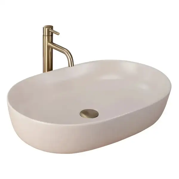 Умывальник (раковина) REA CLEO 61 BEIGE MATT бежевый накладной (REA-U9655) Умывальник (раковина) REA CLEO 61 BEIGE MATT бежевый накладной (REA-U9655)