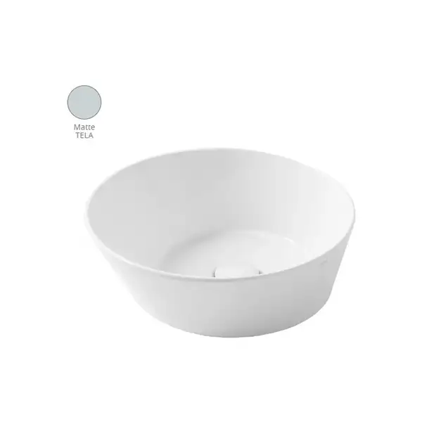 Simas Wave 42 Умывальник накладной, круглый Tela Mat (WA01TM) Simas Wave 42 Умывальник накладной, круглый Tela Mat (WA01TM)