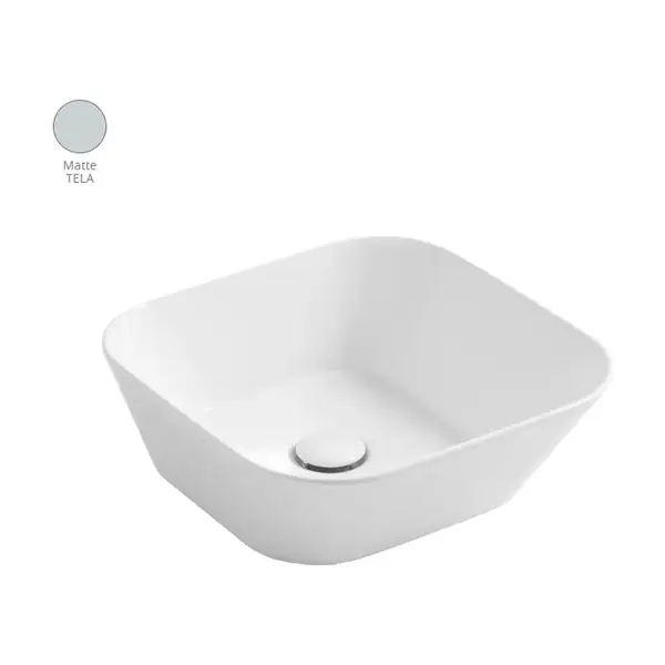 Simas Wave 42 квадрат Раковина накладная, матовая (WA03TM) Simas Wave 42 квадрат Раковина накладная, матовая (WA03TM)