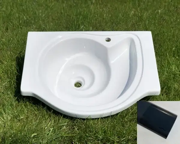 Snail Умивальник «Наутилус» А600 Антрацит глянец (101A600) Snail Умивальник «Наутилус» А600 Антрацит глянец (101A600)