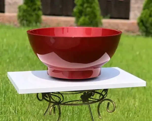 Snail Селена Умывальник накладной, бордо (104H200) Snail Селена Умывальник накладной, бордо (104H200)