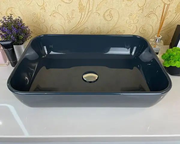 Snail Умивальник «Тіфані» А600 Антрацит глянец (176A600) Snail Умивальник «Тіфані» А600 Антрацит глянец (176A600)