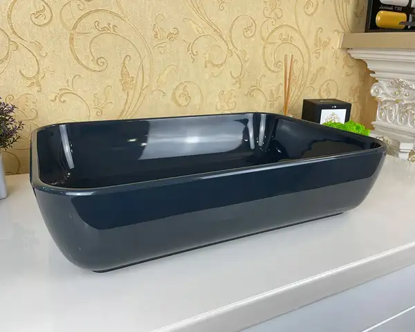 Snail Умивальник «Тіфані» А600 Антрацит глянец (176A600) Snail Умивальник «Тіфані» А600 Антрацит глянец (176A600)