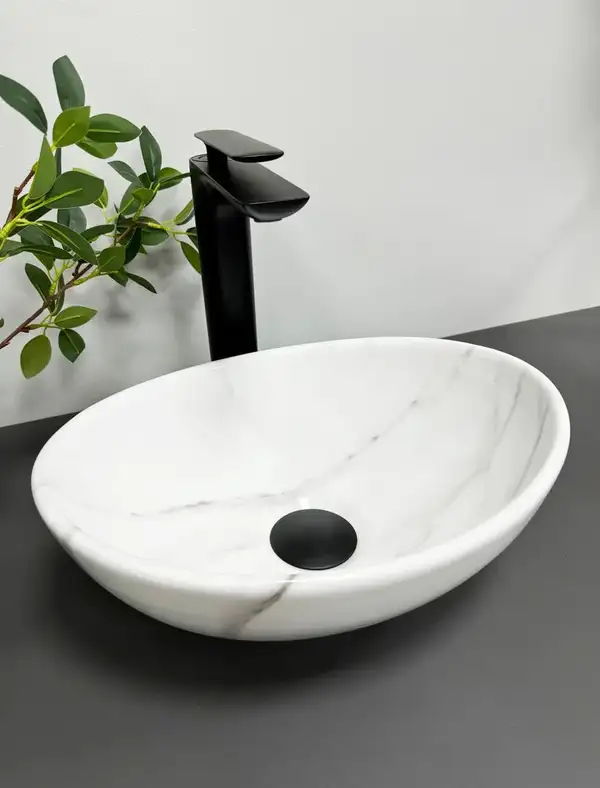 VBI Parma S Marble Nature Glossy Умывальник, глянцевый (VBI-011002)