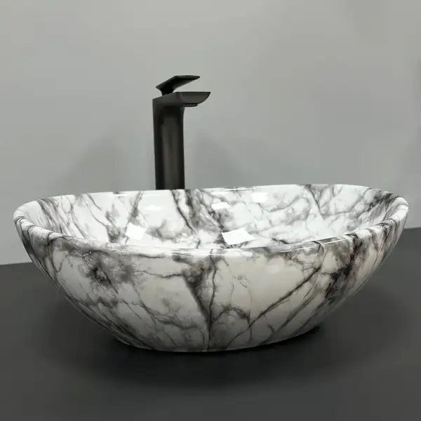 VBI Parma Statuario Black Veins Умивальник, мармур (VBI-011009)