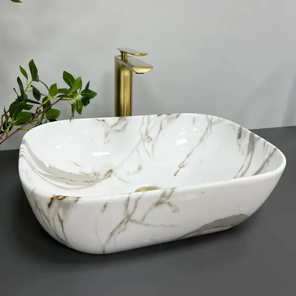 VBI RAVENNA AIAX GLOSSY Умывальник накладной, глянцевый (VBI-011205) VBI RAVENNA AIAX GLOSSY Умывальник накладной, глянцевый (VBI-011205)