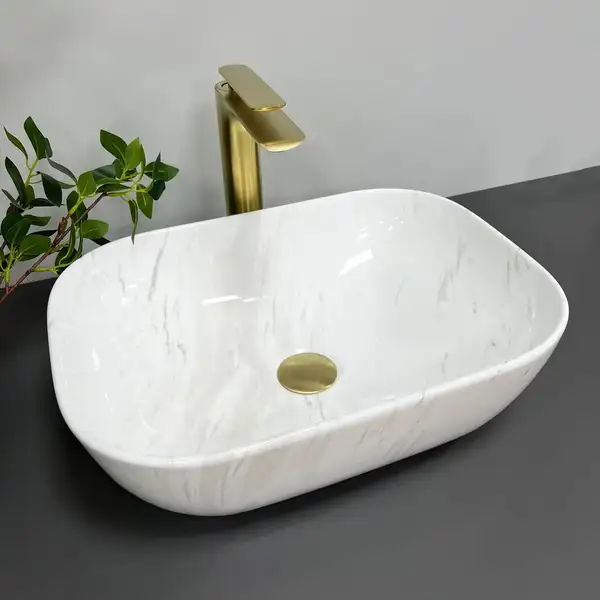 VBI RAVENNA MARBLE NATURE MATT Умивальник, накладний (VBI-011208) VBI RAVENNA MARBLE NATURE MATT Умивальник, накладний (VBI-011208)