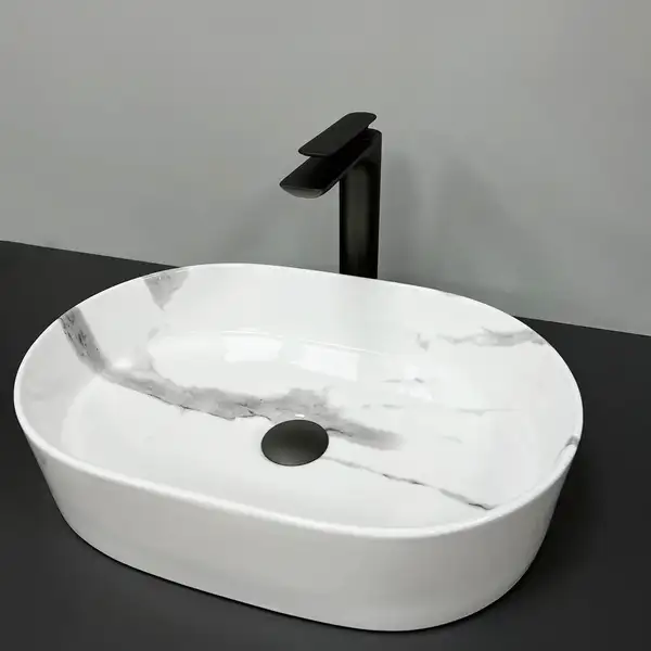 Умывальник (раковина) VBI VERONA 50 MARBLE NATURE накладной (VBI-011311)