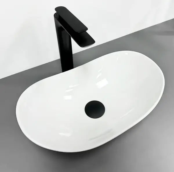 VBI Turin S Умывальник накладной, белый (VBI-011501) VBI Turin S Умывальник накладной, белый (VBI-011501)
