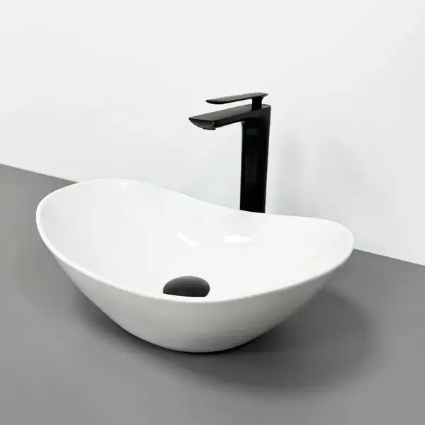 VBI Turin S Умывальник накладной, белый (VBI-011501) VBI Turin S Умывальник накладной, белый (VBI-011501)