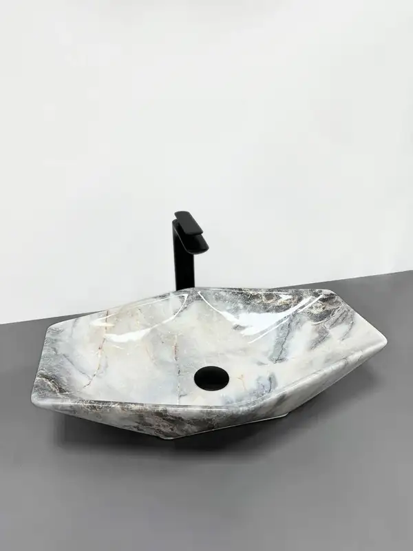 VBI Venezia S Granit Gloss Умывальник накладной (VBI-012402) VBI Venezia S Granit Gloss Умывальник накладной (VBI-012402)
