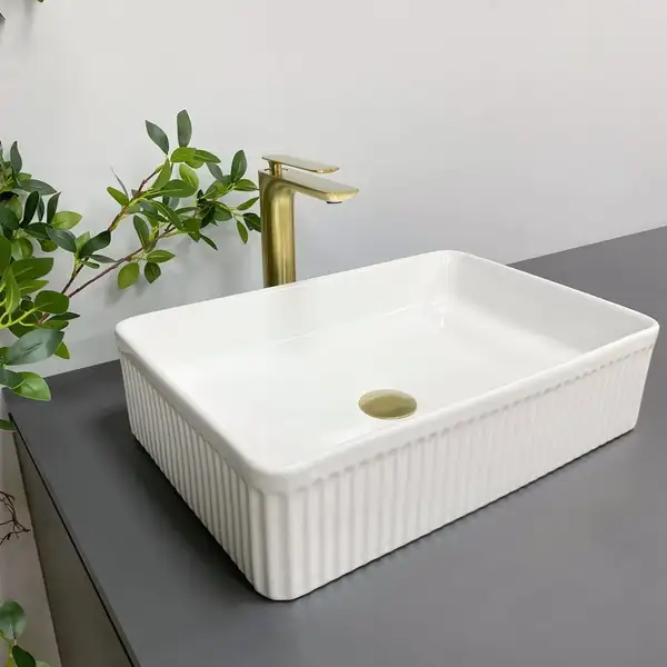 VBI Brescia White Умивальник накладний, білий (VBI-013900) VBI Brescia White Умивальник накладний, білий (VBI-013900)