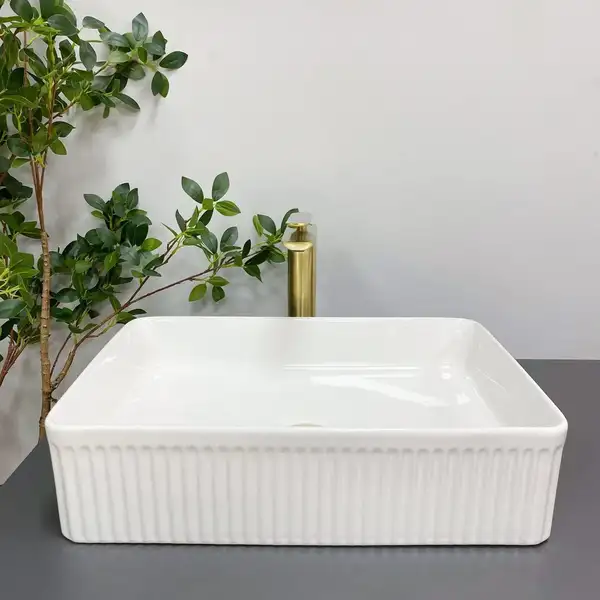 VBI Brescia White Умивальник накладний, білий (VBI-013900) VBI Brescia White Умивальник накладний, білий (VBI-013900)