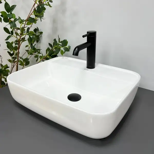 VBI Ragusa White Умивальник накладний, білий (VBI-014500) VBI Ragusa White Умивальник накладний, білий (VBI-014500)