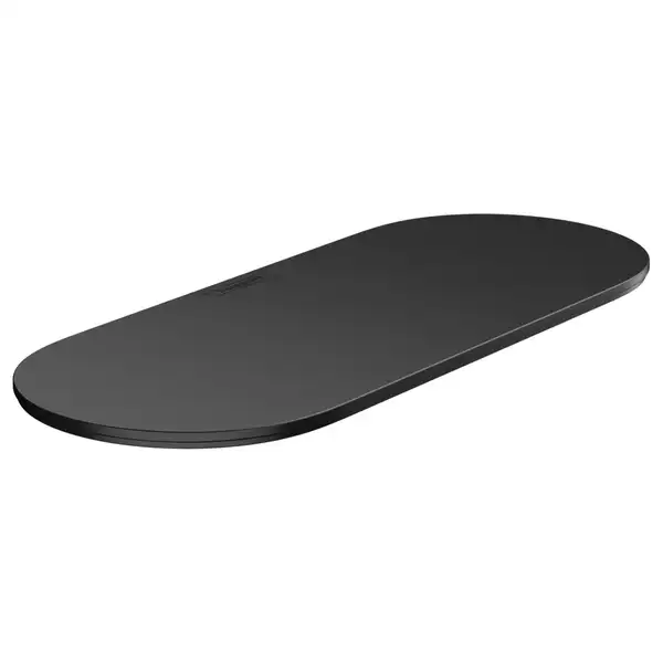 Кришка для полички/кошика для зберігання Hansgrohe WallStoris, чорний матовий 27925670 Кришка для полички/кошика для зберігання Hansgrohe WallStoris, чорний матовий 27925670