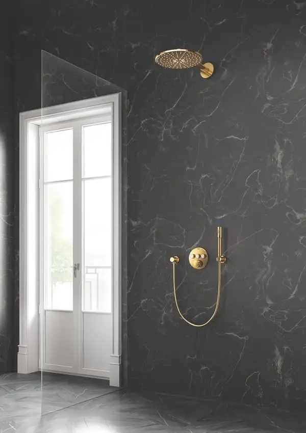 Лійка для душу Grohe Rainshower Aqua Stick (колір - холодний світанок), 3 види струменя  26465GL0