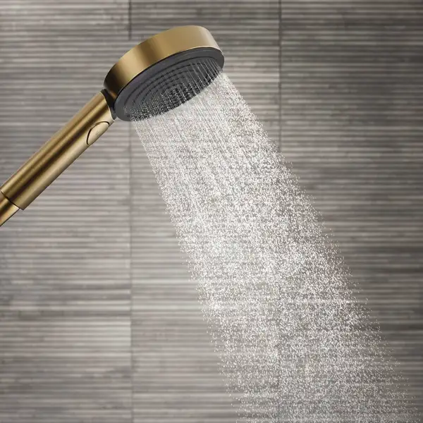 Лейка для душа Hansgrohe Pulsify Select EcoSmart (цвет - шлифованная бронза), 3 вида струи Relaxation 24111140 Лейка для душа Hansgrohe Pulsify Select EcoSmart (цвет - шлифованная бронза), 3 вида струи Relaxation 24111140