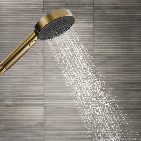 Лейка для душа Hansgrohe Pulsify Select EcoSmart (цвет - шлифованная бронза), 3 вида струи Relaxation 24111140 Лейка для душа Hansgrohe Pulsify Select EcoSmart (цвет - шлифованная бронза), 3 вида струи Relaxation 24111140