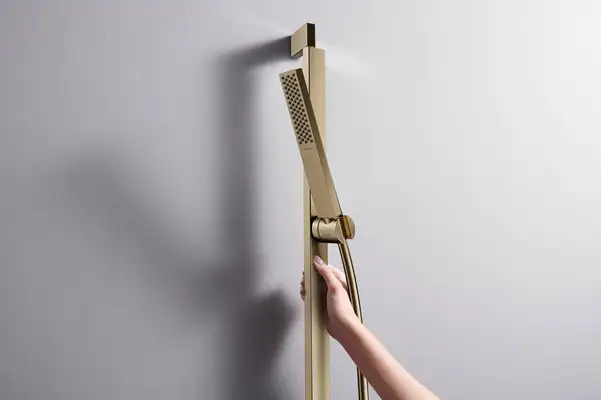 Лейка для душа Hansgrohe Pulsify E 100 1jet EcoSmart+ (цвет - шлифованная бронза) 24321140