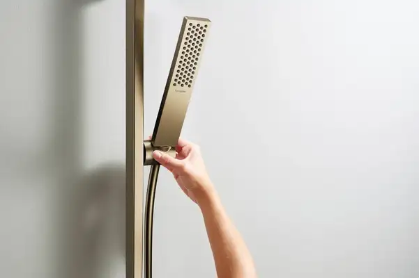 Лейка для душа Hansgrohe Pulsify E 100 1jet EcoSmart+ (цвет - шлифованная бронза) 24321140
