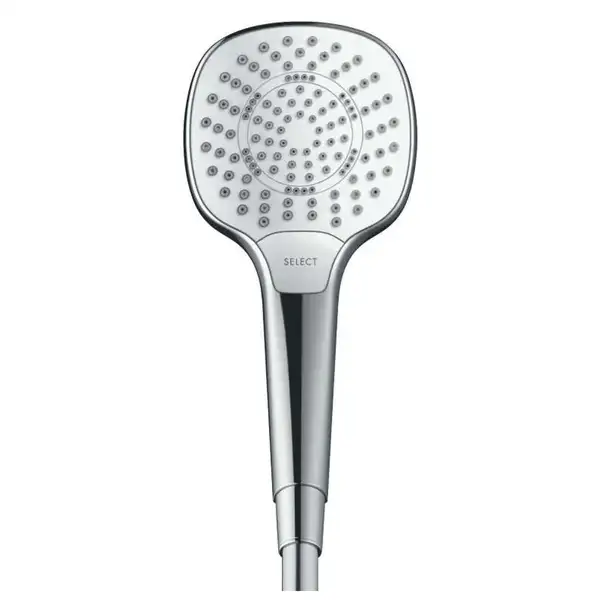 Ручний душ Hansgrohe Croma Select E Multi EcoSmart 9 л / хв, білий / хром (26811400)