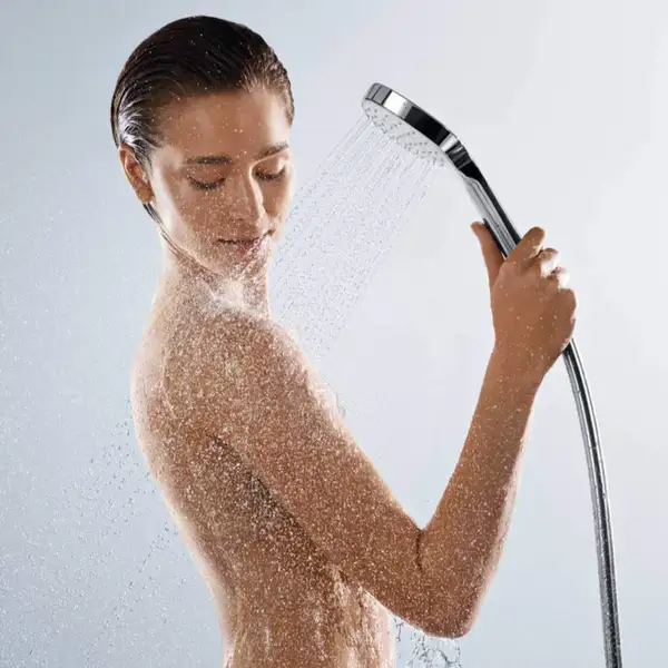 Ручний душ Hansgrohe Croma Select E Vario EcoSmart 9 л / хв, білий / хром (26813400)