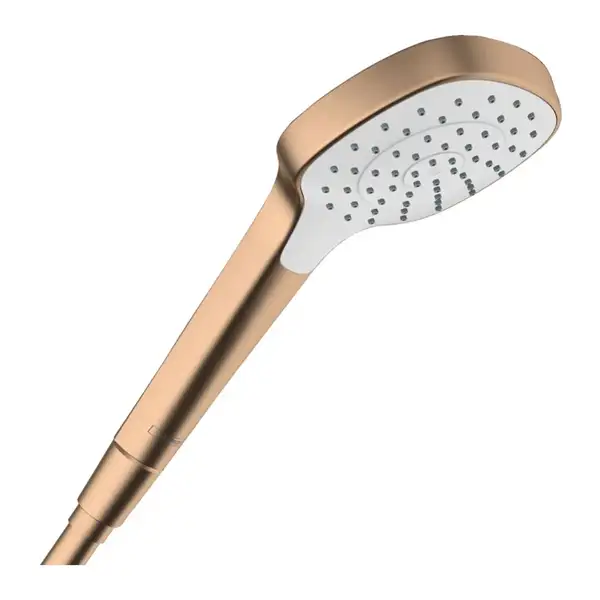 Лійка для душу Hansgrohe Croma E 1jet EcoSmart 9 л/хв (колір - шліфована бронза/білий) 26815140 Лійка для душу Hansgrohe Croma E 1jet EcoSmart 9 л/хв (колір - шліфована бронза/білий) 26815140