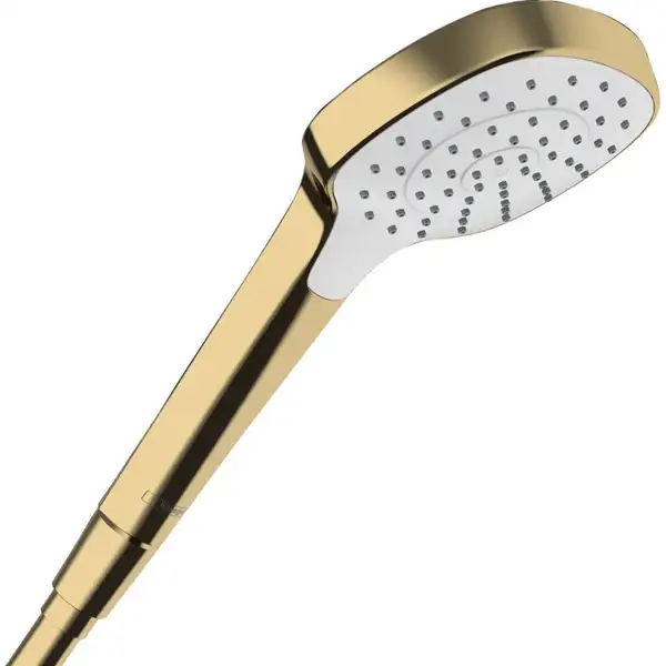 Лійка для душу Hansgrohe Croma E 1jet EcoSmart 9 л/хв (колір - поліроване золото/білий) 26815990 Лійка для душу Hansgrohe Croma E 1jet EcoSmart 9 л/хв (колір - поліроване золото/білий) 26815990