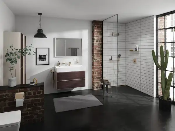 Лійка для душу Hansgrohe Rainfinity 130 3jet EcoSmart (колір - шліфована бронза) 26865140