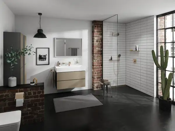 Лійка для душу Hansgrohe Rainfinity 130 3jet EcoSmart (колір - шліфована бронза) 26865140