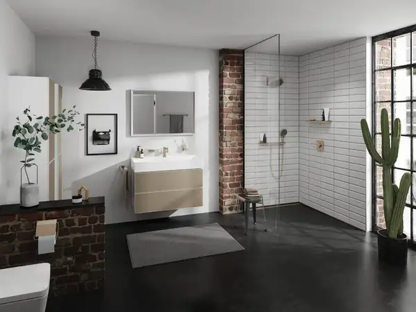 Лійка для душу Hansgrohe Rainfinity 130 3jet EcoSmart (колір - шліфована бронза) 26865140