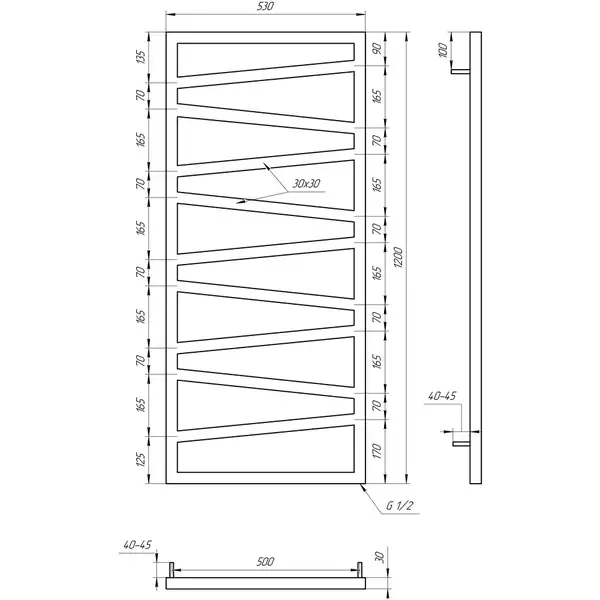 Genesis Aqua Полотенцесушитель Genesis (7003) Genesis Aqua Полотенцесушитель Genesis (7003)