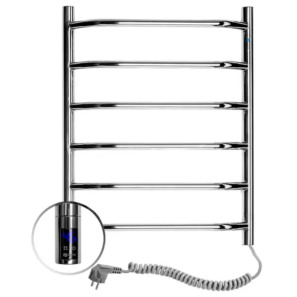 Navin Рушникосушарка Блюз 480х600 Sensor права з таймером 10-006033-4860 Navin Рушникосушарка Блюз 480х600 Sensor права з таймером 10-006033-4860